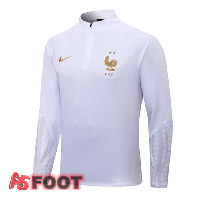 Training Sweatshirt France Blanc 2022/2023