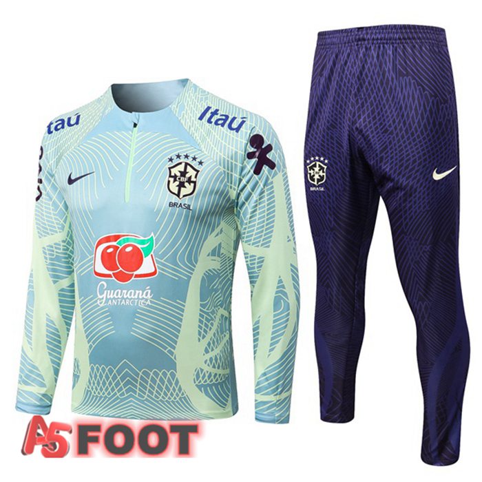Survetement De Foot Bresil Vert 22/23
