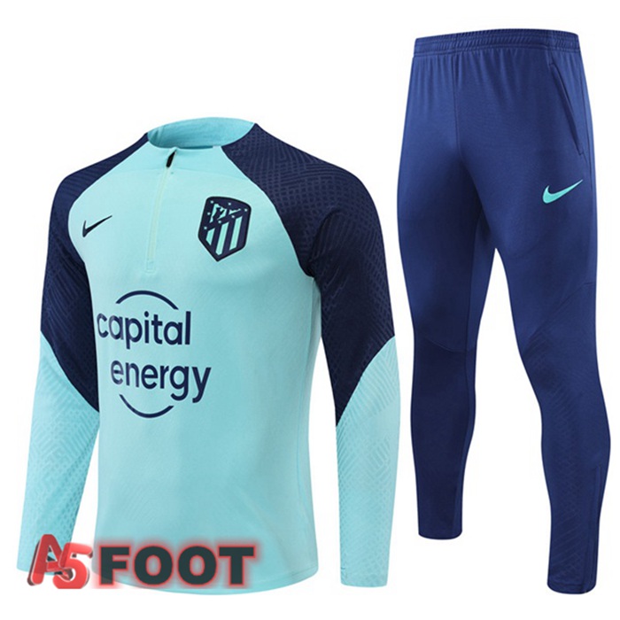 Survetement De Foot Atletico Madrid Bleu 22/23