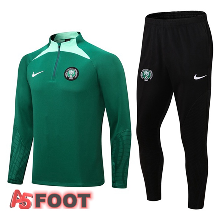 Ensemble Survetement de Foot Nigeria Vert 2022/2023