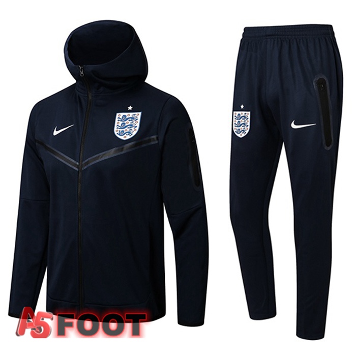 Survetement Veste A Capuche Angleterre Bleu Royal 2022/2023