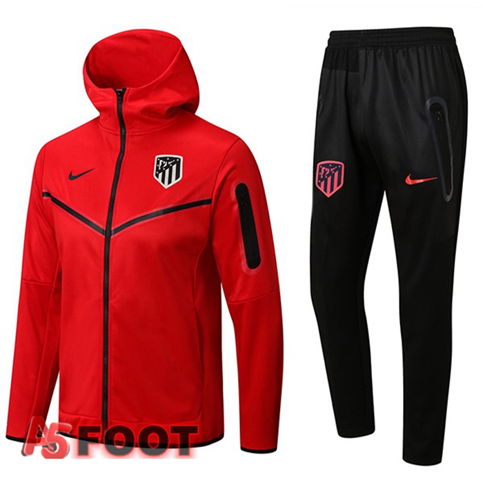 Survetement Veste A Capuche Atletico Madrid Rouge 2022/2023