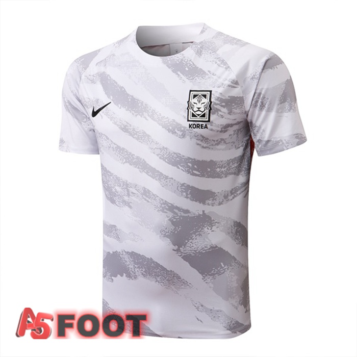 Training T-Shirts Corée Blanc 22/23