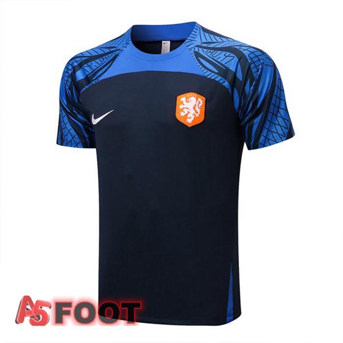Training T-Shirts Pays-Bas Bleu Royal 2022/2023