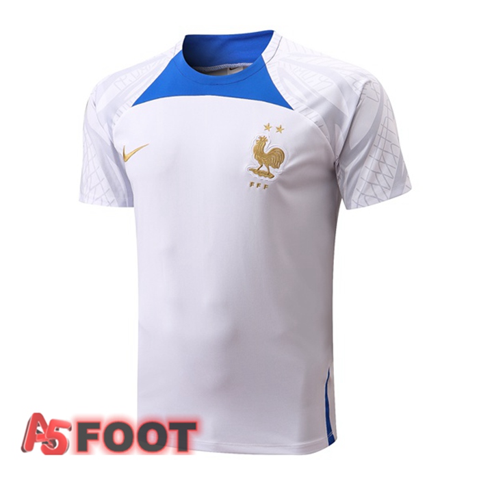 Training T-Shirts France Blanc 2022/2023