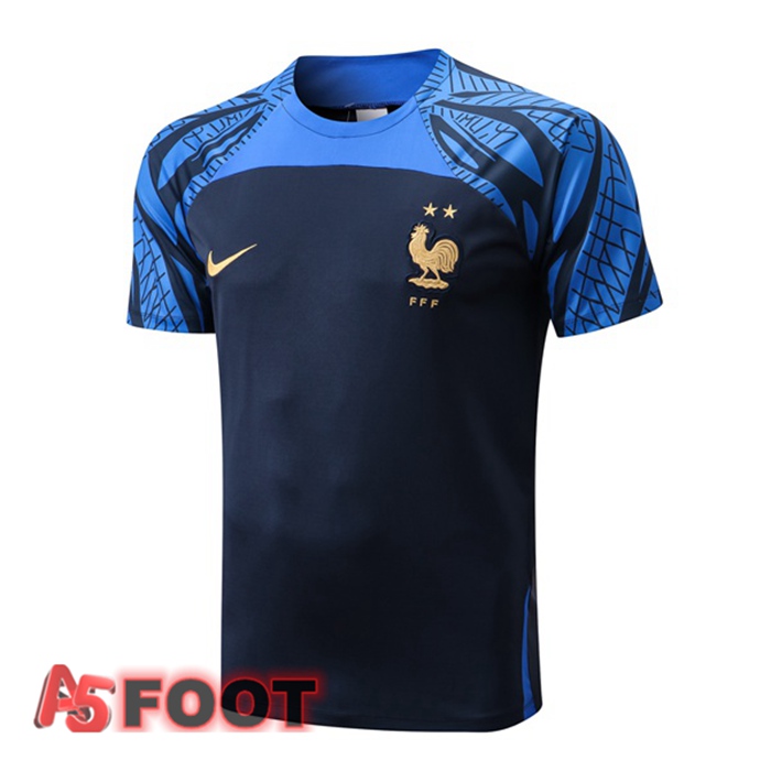 Training T-Shirts France Bleu Royal 2022/2023