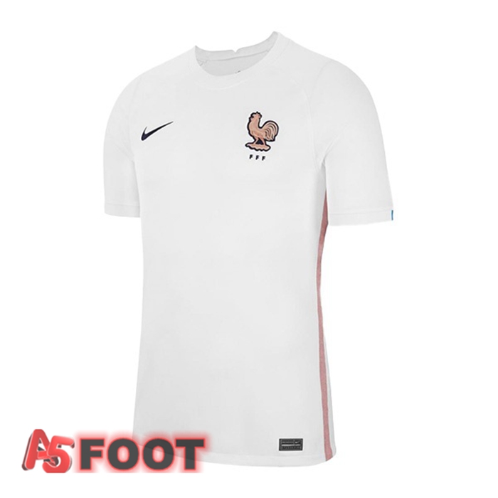 Maillot Foot Equipe de France Femme Exterieur Blanc Euro Féminin 2022