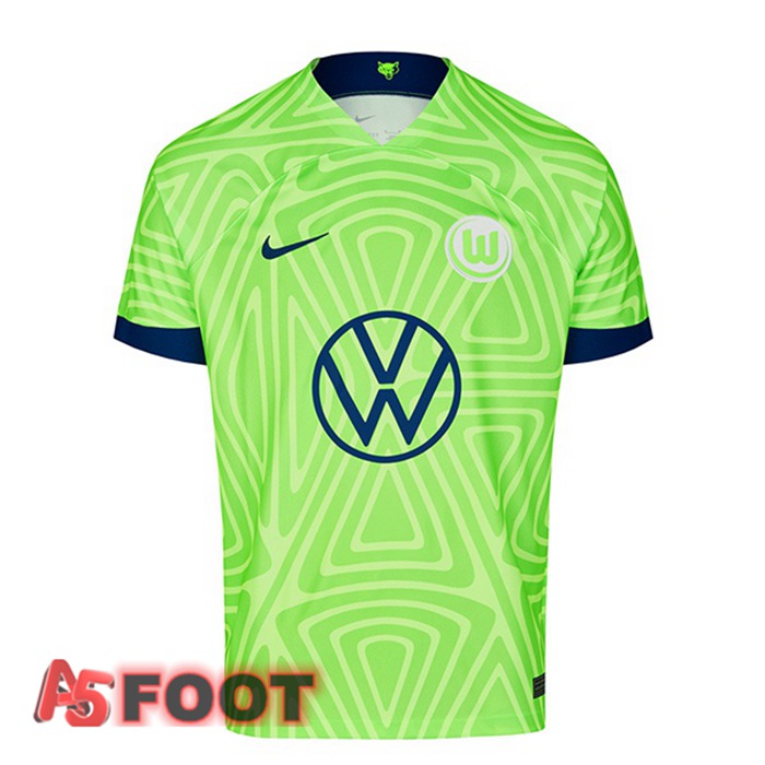 Maillot De Foot Vfl Wolfsburg Domicile Vert 22/23