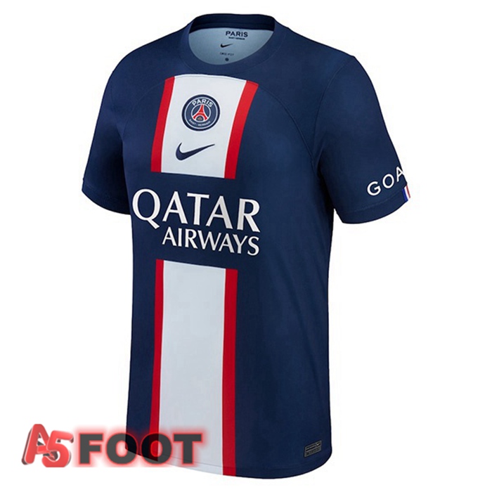 Maillot De Foot Paris PSG Domicile Bleu Royal 22/23