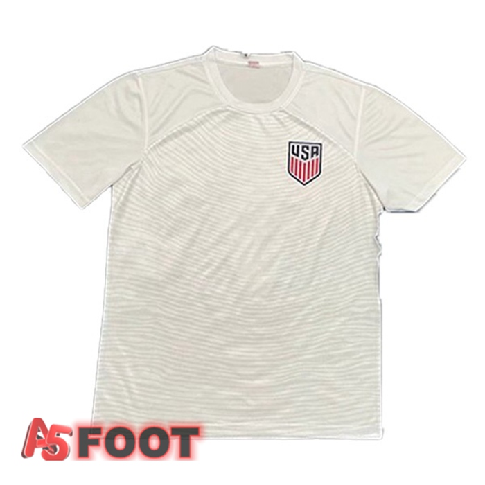 Maillot Foot Equipe de Etats-Unis Domicile Blanc Version Fuite 2022/2023