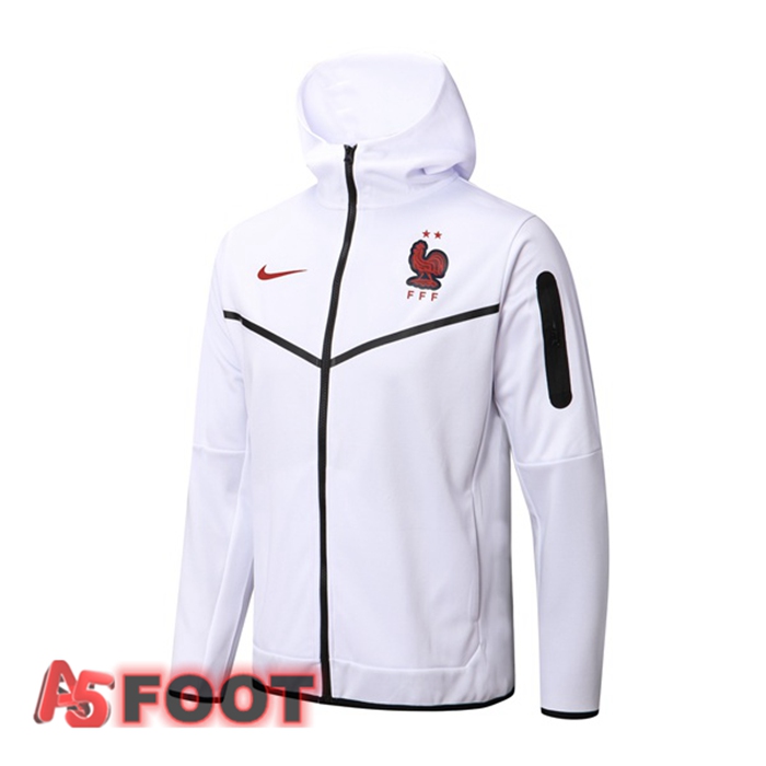 Veste A Capuche France Blanc 2022/2023
