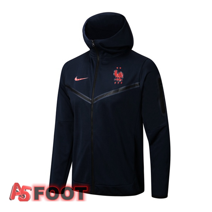 Veste A Capuche France Bleu Royal 2022/2023