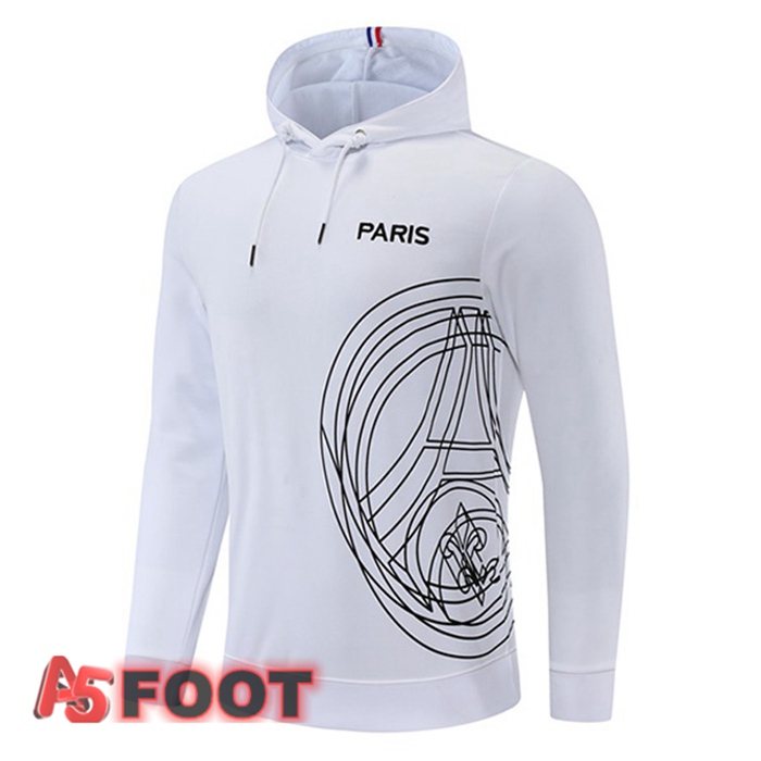 Veste A Capuche JORDAN Paris PSG Blanc 2022/2023