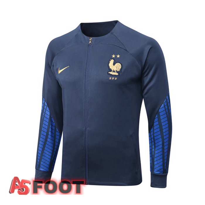 Veste Foot France Bleu Royal 22/23