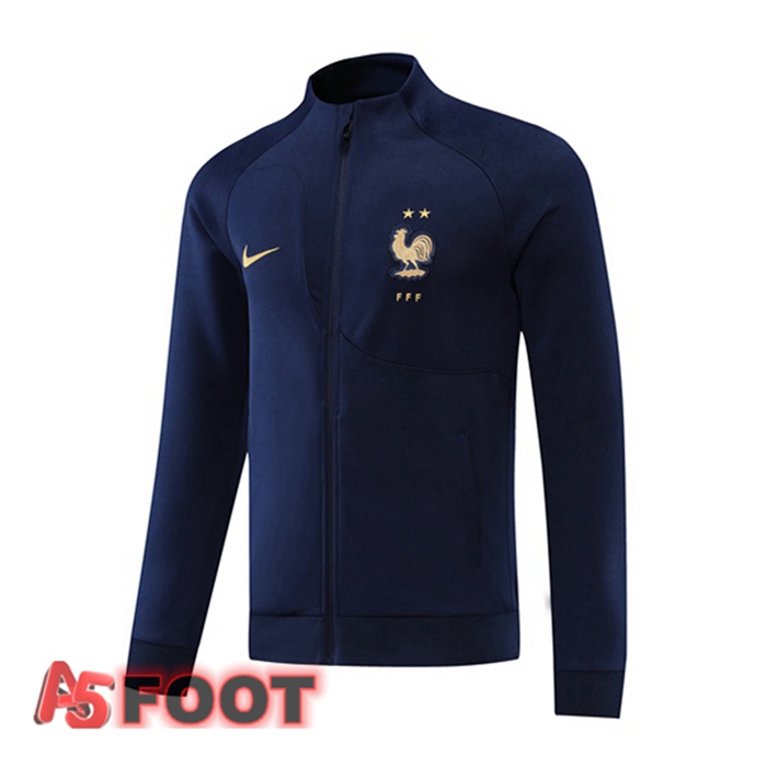 Veste Foot France Bleu Royal 22/23