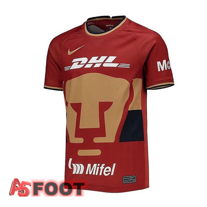Maillot Foot Pumas UNAM Third Rouge Fonce 22/23