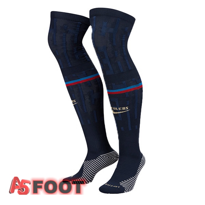 Chaussettes De Foot Barcelone Domicile Rouge Bleu 2022/2023