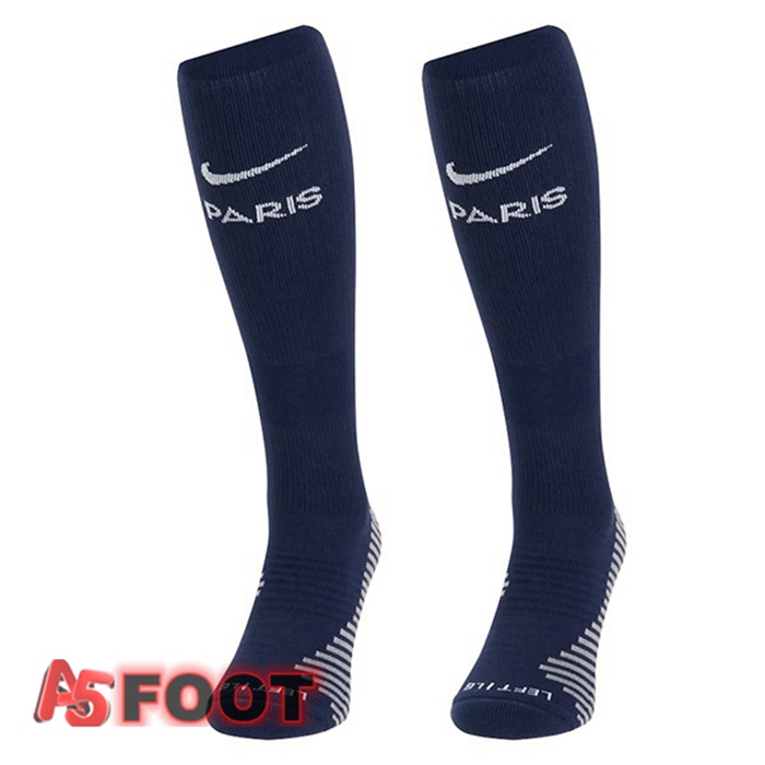 Chaussettes De Foot Paris PSG Domicile Bleu Royal 22/23