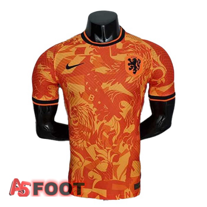 Maillot Pays-Bas Domicile Orange Version Fuite Coupe du monde 2022