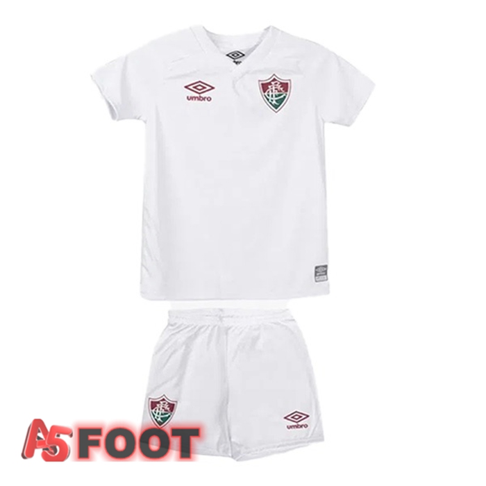 Maillot de Foot Fluminense Enfant Exterieur Blanc 2022/2023
