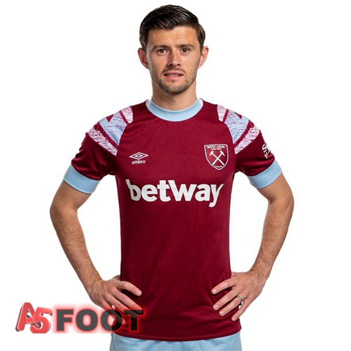 Maillot De Foot West Ham Domicile Rouge 22/23