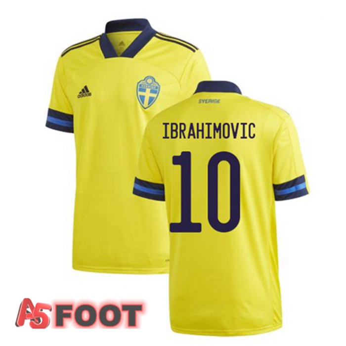 Maillot Equipe de Suede (IBRAHIMOVIC 10) Domicile 2020/2021