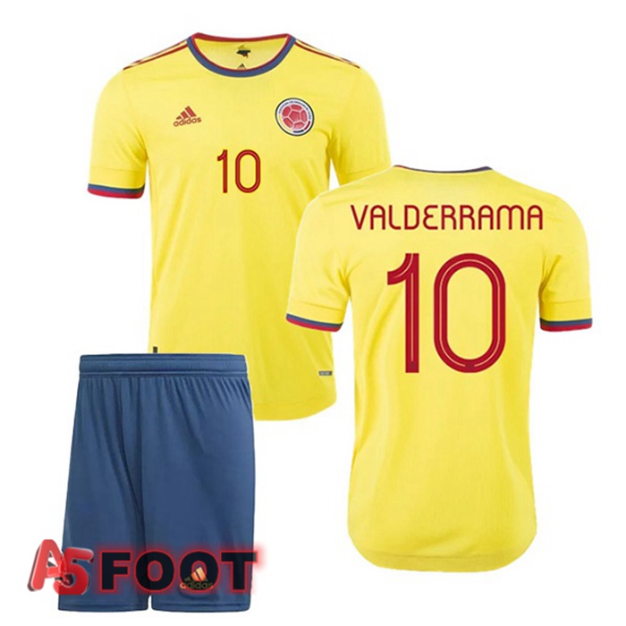 Maillot Equipe de Colombie (VALDERRAMA 10) Enfant Domicile 2020/2021