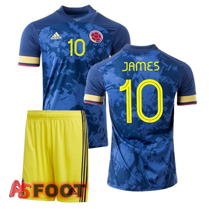 Maillot Equipe de Colombie (JAMES 10) Enfant Exterieur 2020/2021