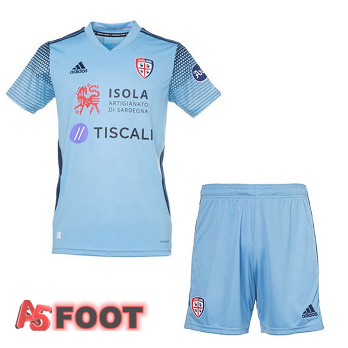 Maillot De Foot Cagliari Calcio Enfant Third Bleu 21/22