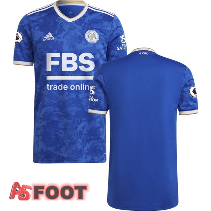 Maillot De Foot Leicester City FC Domicile Bleu 2021/2022