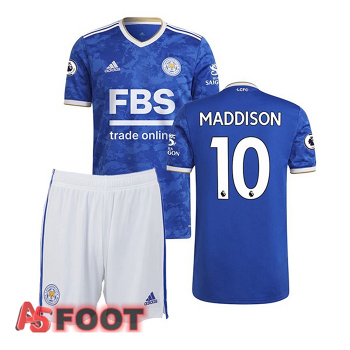 Maillot Leicester City (MADDISON 10) Enfant Domicile Bleu 2021/22