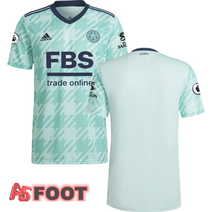 Maillot De Foot Leicester City FC Exterieur Vert Clair 2021/2022