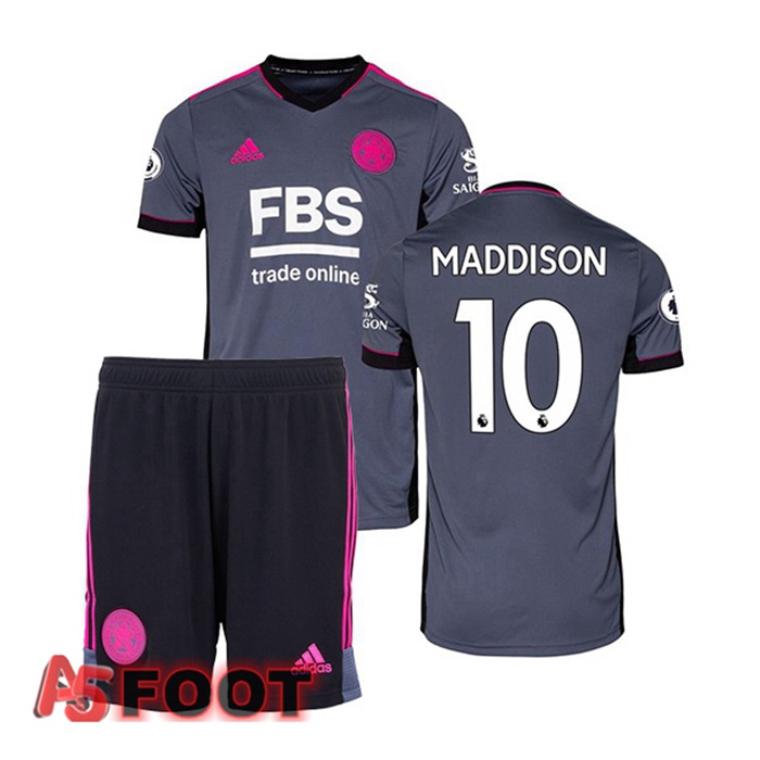 Maillot Leicester City (MADDISON 10) Enfant Third Gris 2021/22