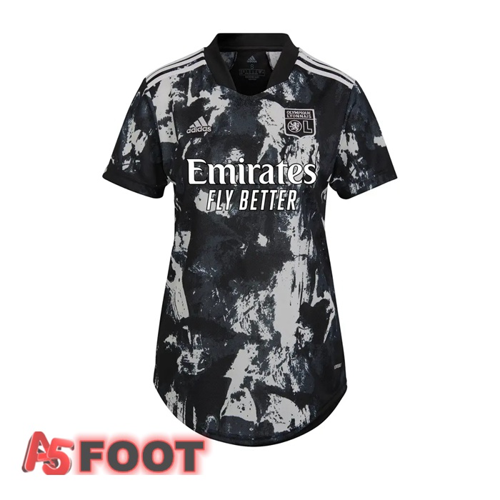Maillot Olympique Lyon Femme Third Noir 2021/2022