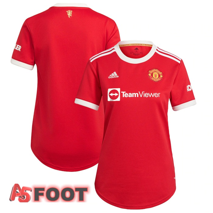 Maillot De Foot Manchester United Femme Domicile Rouge 2021/2022