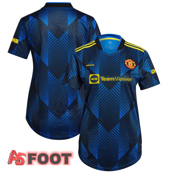 Maillot De Foot Manchester United Femme Third Bleu Foncé 2021/2022