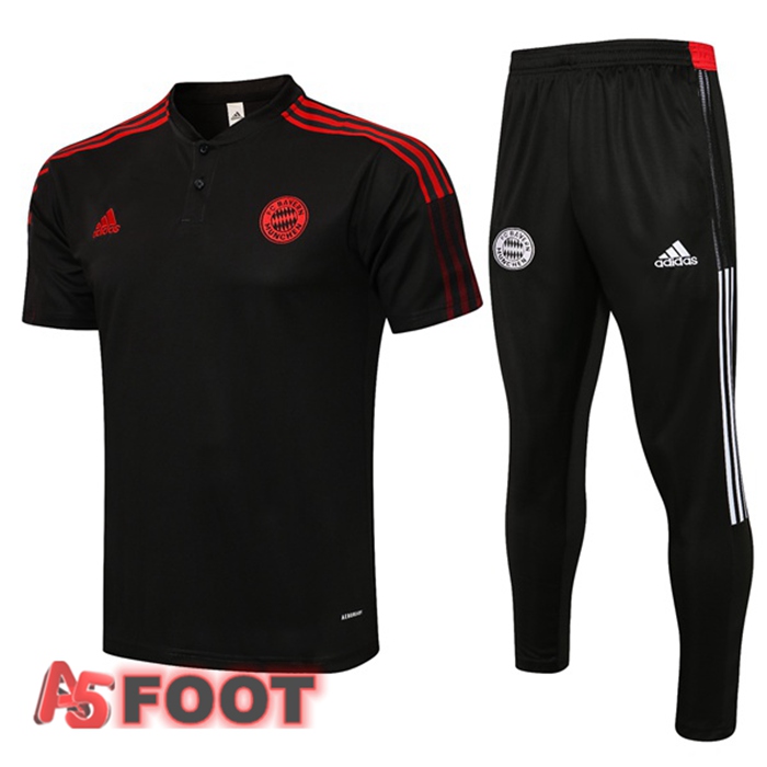 Polo de Foot Bayern Munich + Pantalon Noir 2021/2022
