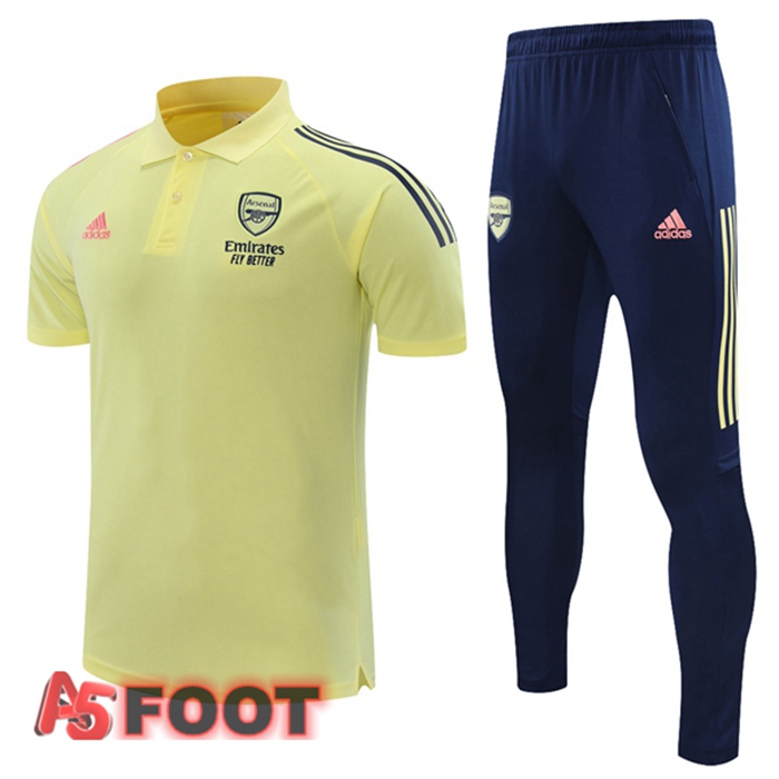 Polo de Foot Arsenal + Pantalon Jaune 2021/2022