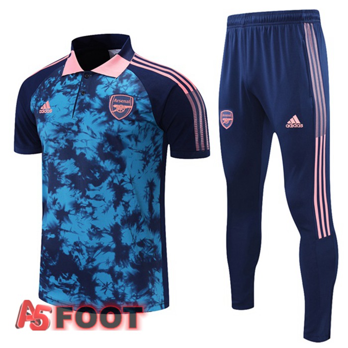 Polo de Foot Arsenal + Pantalon Bleu 2021/2022