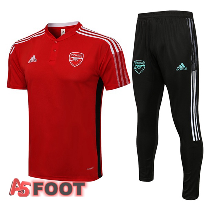 Polo de Foot Arsenal + Pantalon Rouge 2021/2022