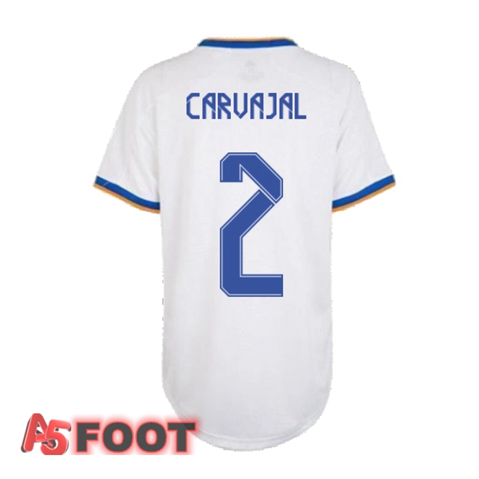 Maillot Real Madrid (DANI CARVAJAL 2) Femme Domicile Blanc 2021/2022