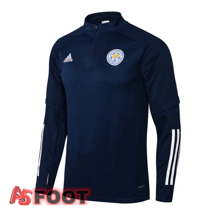Sweatshirts Leicester City Bleu Royal 2021/2022