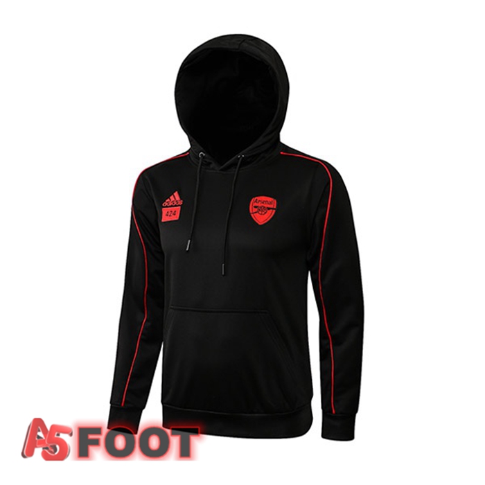 Sweat Capuche Arsenal Noir 2021/2022