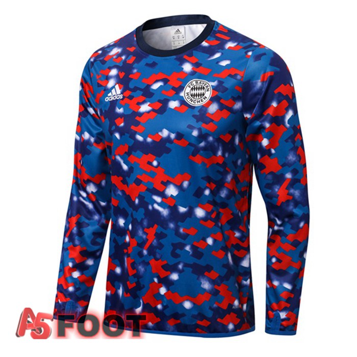 Sweatshirts Bayern Munich Bleu Rouge 2021/2022