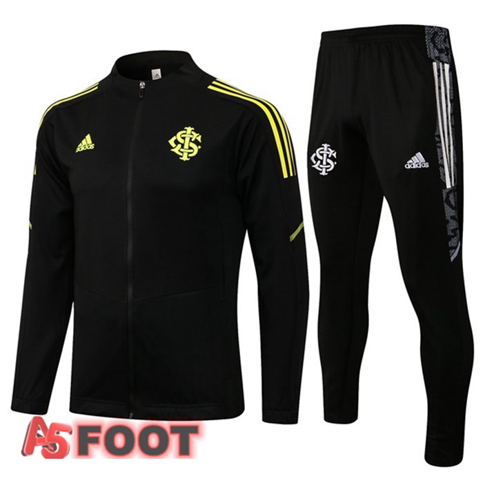 Veste Survetement de Foot SC Internacional Noir 2021/2022