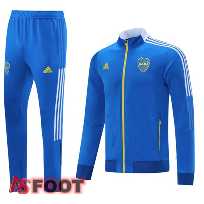 Veste Survetement de Foot Boca Juniors Bleu 2021/2022