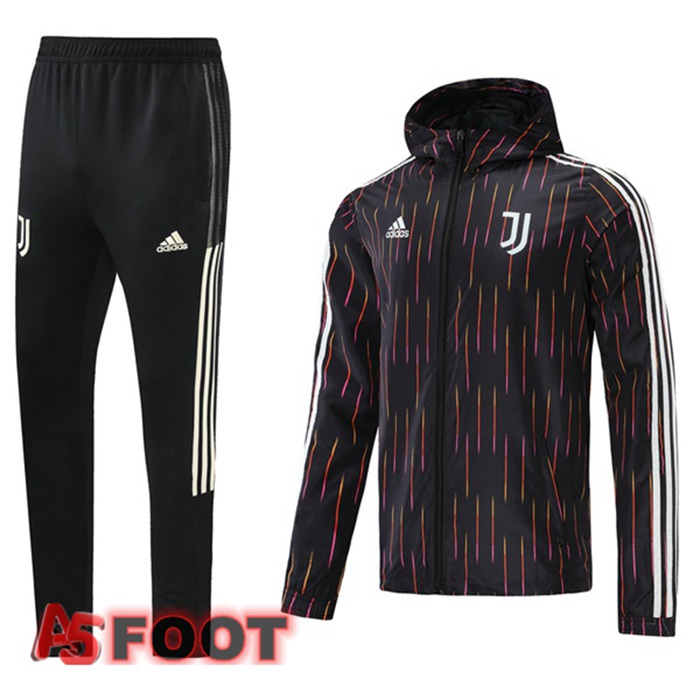 Coupe Vent Survetement de Foot Juventus Noir 2021/2022