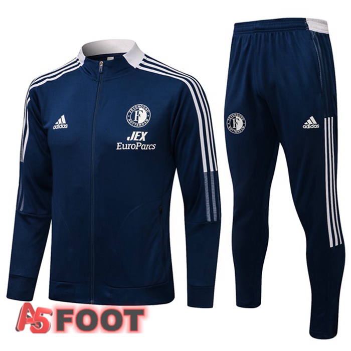 Veste Survetement de Foot Feyenoord Bleu Royal 2021/2022