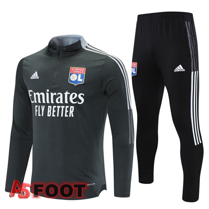 Survetement de Foot Lyon OL Gris 2021/2022