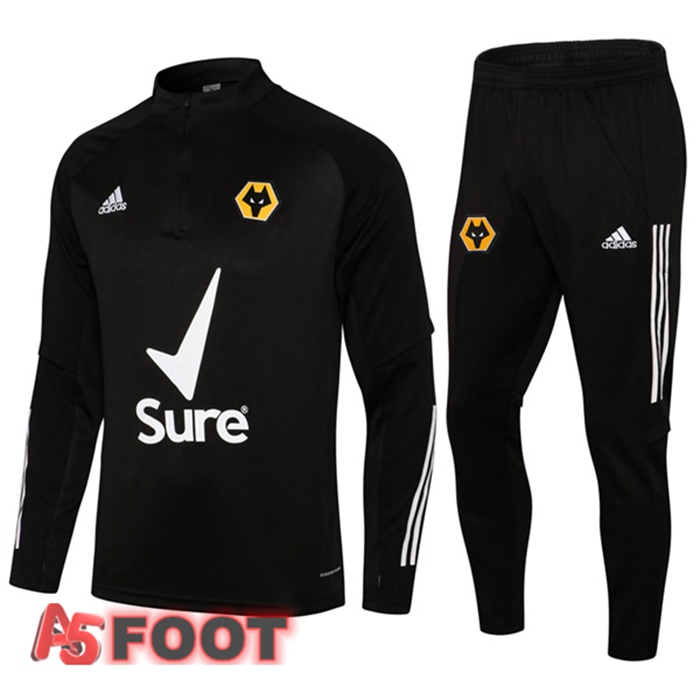 Survetement de Foot Wolves Noir 2021/2022
